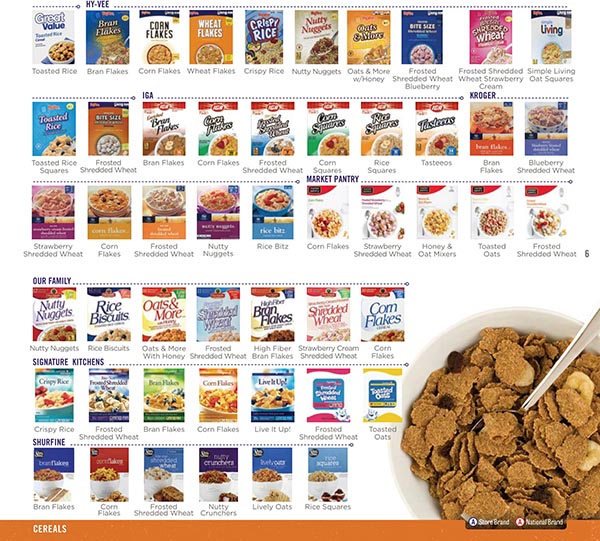 Nebraska WIC Food List Cereal Brands